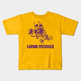 Apollo Lunar Module Tribute Design Kids T-Shirt